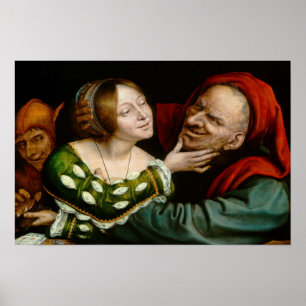 Quentin Matsys - Liebespaar im Einklang Poster