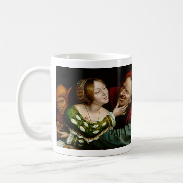 Quentin Matsys - Matched Lovers Kaffeetasse (Links)