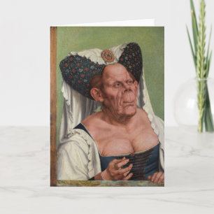 Quentin Matsys - Une Carte Grotesque Vielle Femme