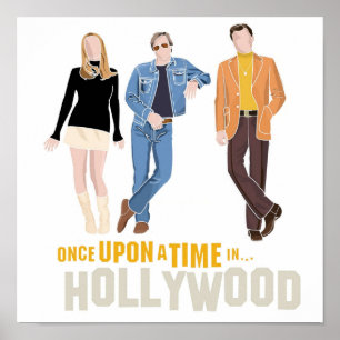 Quentin Tarantino war einmal in Hollywood Mi Poster