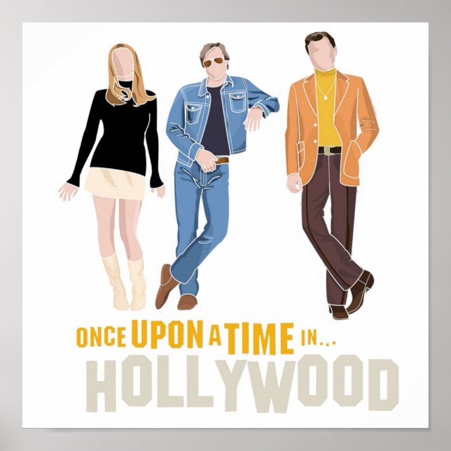 Quentin Tarantino war einmal in Hollywood Mi Poster (Vorne)
