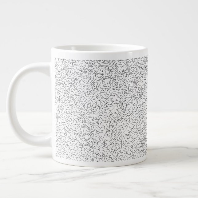Quercus Alba - Weißeiche Jumbo-Tasse (Links)