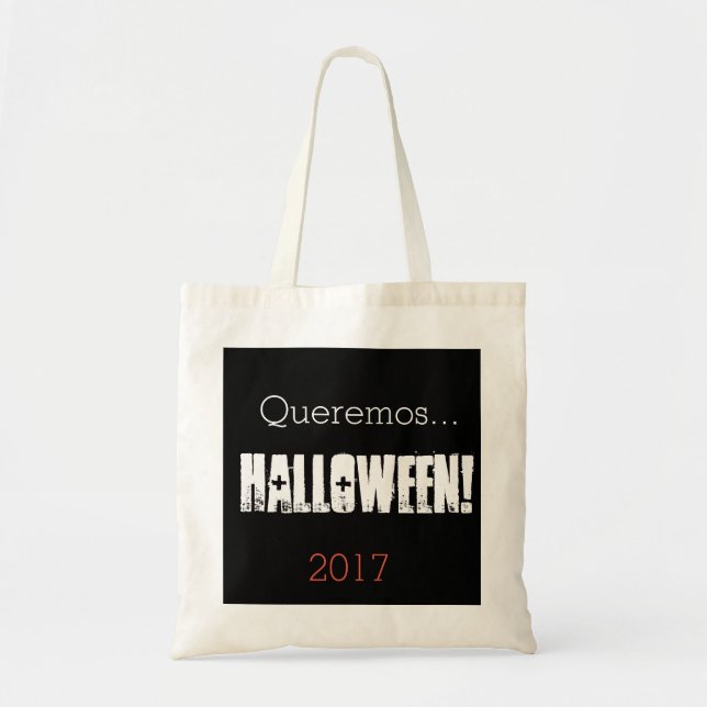QUEREMOS HALLOWEEN 2017 TRAGETASCHE (Vorne)