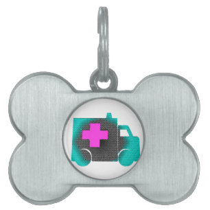 querer blauer Krankenwagenkrankenschwester emt Tiermarke