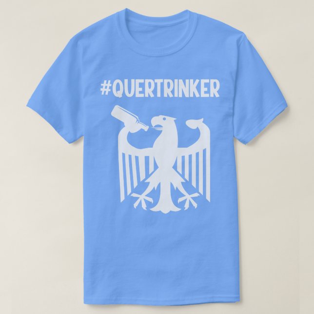 Querer Parodie BRD Spaß Bier Party Wellness-Center T-Shirt (Design vorne)
