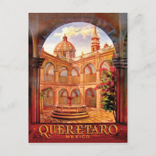 Queretaro Stadt, Architektur, Mexiko, Vintage Postkarte