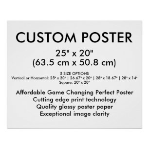 Querformat-Glossy-Poster 63,5 cm x 50,8 cm Poster