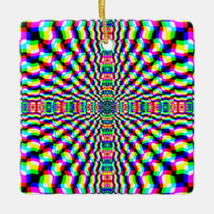 Quergeometrisch ( Sie können Wörter hinzufügen ) Keramikornament