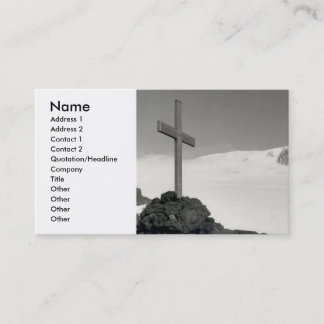 Querkarte Visitenkarte