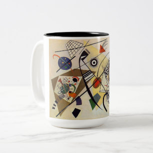 Querlinien Zweifarbige Tasse