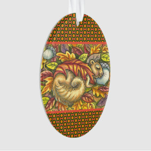QUERSCHLAFEN UNTER AUTUMENLAGEN, SAISONAL ORNAMENT