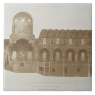 Querschnitt der Palatine-Kapelle, Palermo, Sic Fliese