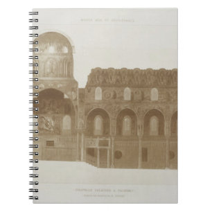 Querschnitt der Palatine-Kapelle, Palermo, Sic Notizblock