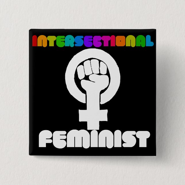 Querschnittfeminin Button (Vorderseite)