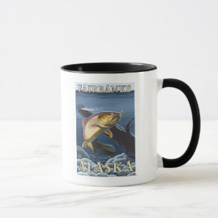 Querschnittlicher Forellenfang - Fairbanks, Tasse