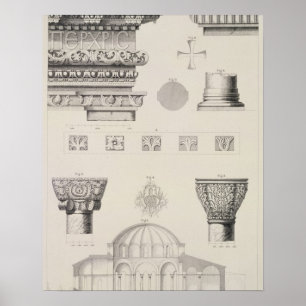 Querschnitts- und Architekturdetails von Kutciuk Poster