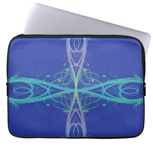 Querstraßen Laptopschutzhülle (Vorderseite)