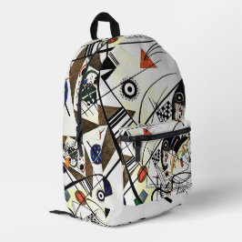 Querverbindung - Kandinsky Bedruckter Rucksack