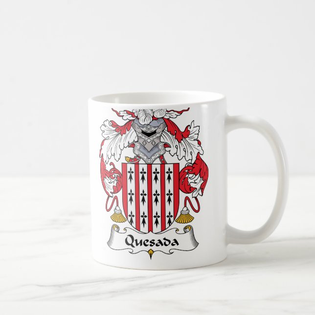 Quesada-Familienwappen Kaffeetasse (Rechts)