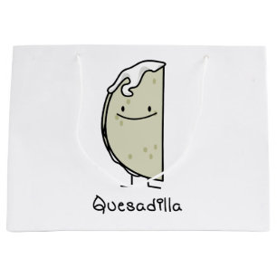 Quesadilla-Mexikaner gegrillte Tortilla mit Käse Große Geschenktüte