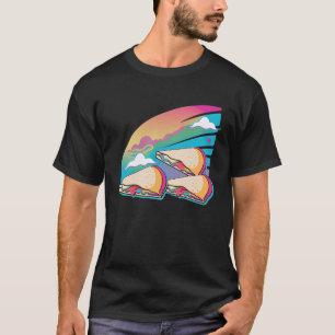 Quesadillas Vaporwave Retrowave Ästhetik T-Shirt