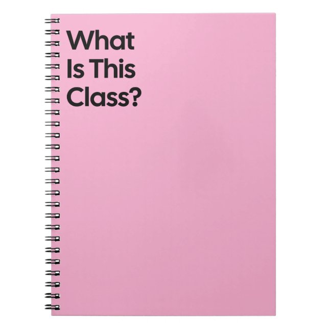 Qu'est-ce que ce cahier de classe (Devant)