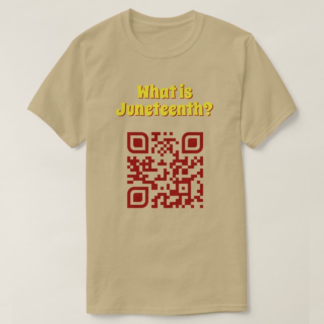 Qu'est-ce que la junte ? T-shirt Code QR (Design devant)