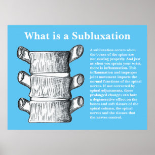Qu'est-ce qu'une affiche de subbluxe chiropratique