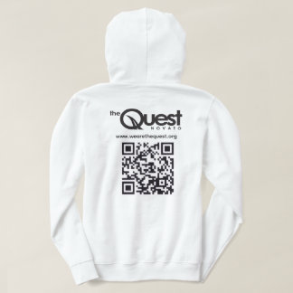 Quest Hoodie mit Logo und QR-Code