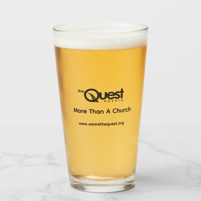 Quest Pintglas Glas (Vorne (Gefüllt))