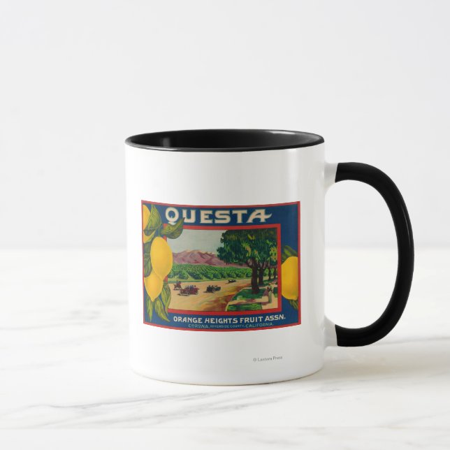 Questa Lemon LabelCorona, CA Tasse (Rechts)