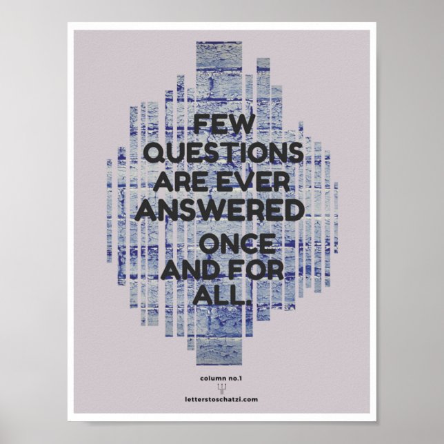 Questions Poster (Vorne)