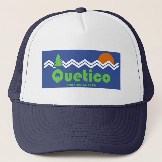 Quetico Provincial Park Retro Truckerkappe (Vorderseite)