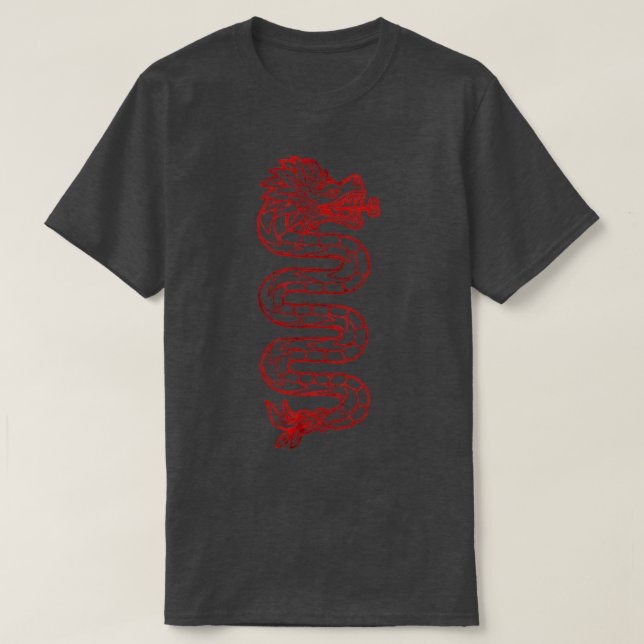 Quetzalcoatl Aztec Mayan Feathered Serpent Toltec T-Shirt (Design vorne)