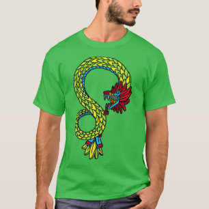 Quetzalcoatl Aztec Mayan Feathered Serpent Toltec T-Shirt