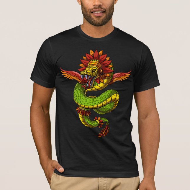 Quetzalcoatl Aztec T-Shirt (Vorderseite)