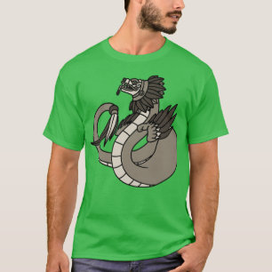 Quetzalcoatl Aztec versorgt Serpent Mayan Inca T-Shirt