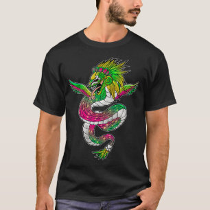 Quetzalcoatl Aztekische Gefiederte Schlange Maya I T-Shirt