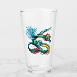 Quetzalcoatl Dragon Dezember Birthstone Türkis Glas