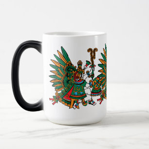 Quetzalcoatl – Gefiederte Schlange Gott des Morgen Verwandlungstasse