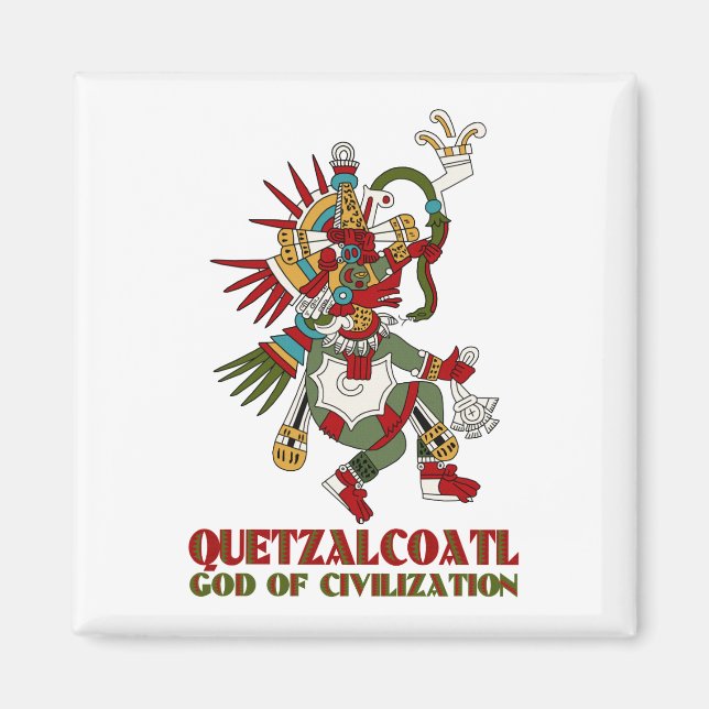 Quetzalcoatl Magnet (Vorne)