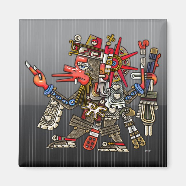 Quetzalcoatl Magnet (Vorne)