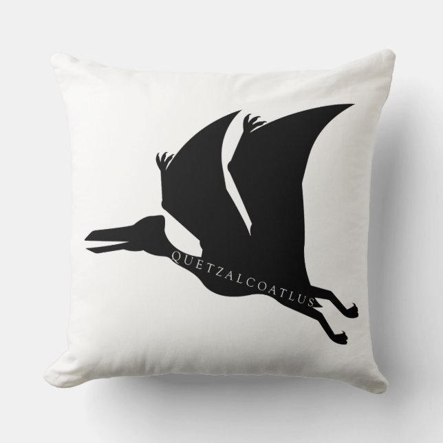 Quetzalcoatlus Pterosaur Prähistorisch Kissen (Vorderseite)