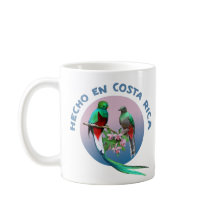 Quetzales, Hecho En Costa Rica Tasse - Pura Vida