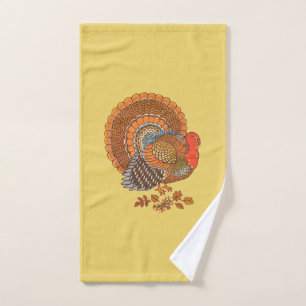 Queue de la Turquie mâle Fanned Plumes d'automne c