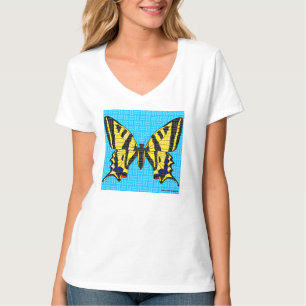 Queue d'hirondelle (blanc) - T-Shirt V Basic pour 