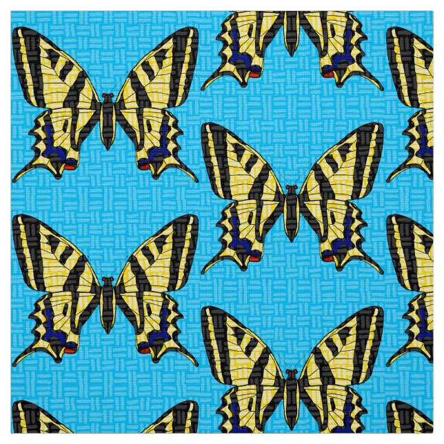 Queue d'hirondelle - Tissu en trame de polyester (Échantillon)