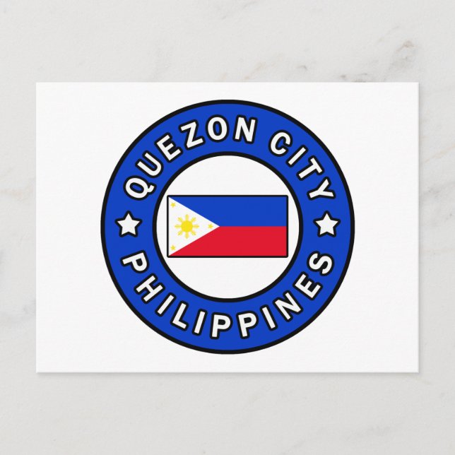 Quezon City Philippinen Postkarte (Vorderseite)