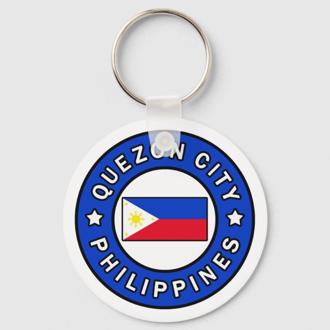 Quezon City Philippinen Schlüsselanhänger (Vorderseite)