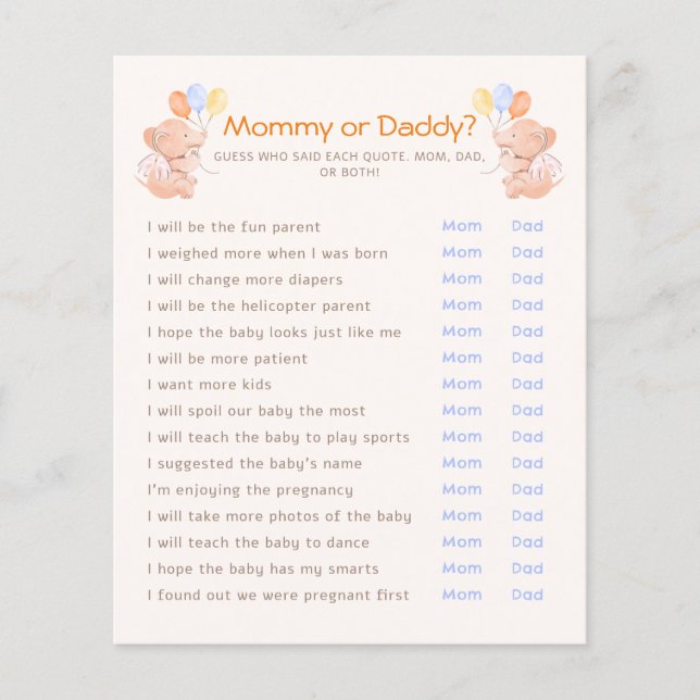 Qui a dit devis premier feuille de papier jeu (Devant)